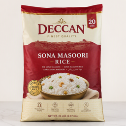 Deccan Sona Masoori Rice - 20 lb