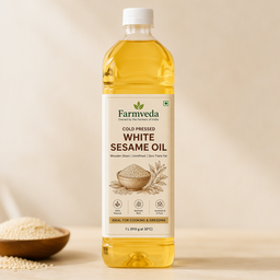 Farmveda Cold Pressed White Sesame Oil