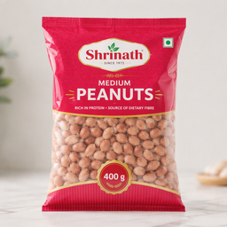 Shrinath Medium Peanuts - 400 g