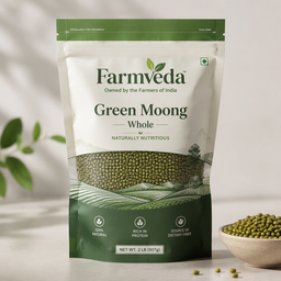 Farmveda Green Moong Whole