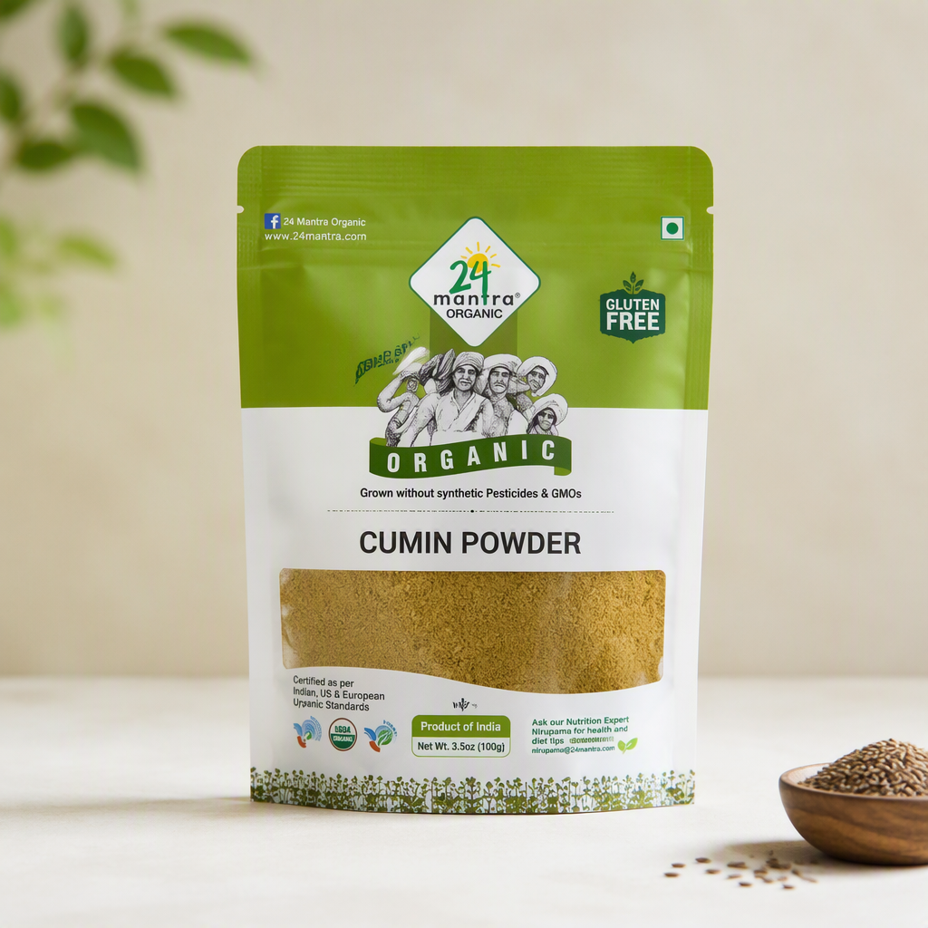 24 Mantra Cumin Powder Organic - 3.5 oz