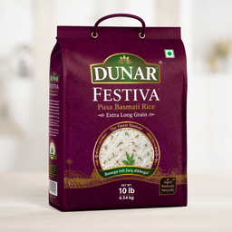 Dunar Festiva Pusa Basmati Rice - 10 lb