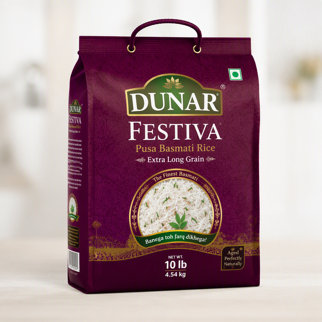 Dunar Festiva Pusa Basmati Rice - 10 lb