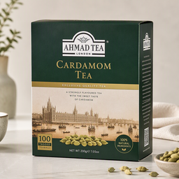 Ahmad Cardamom Tea, Tagged Bags - 100 ct