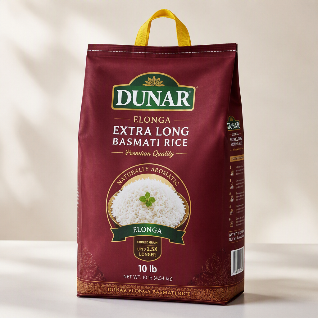 Dunar Elonga Extra Long Basmati Rice - 10 lb