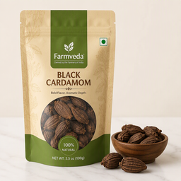 Farmveda Black Cardamom - 3.5 oz