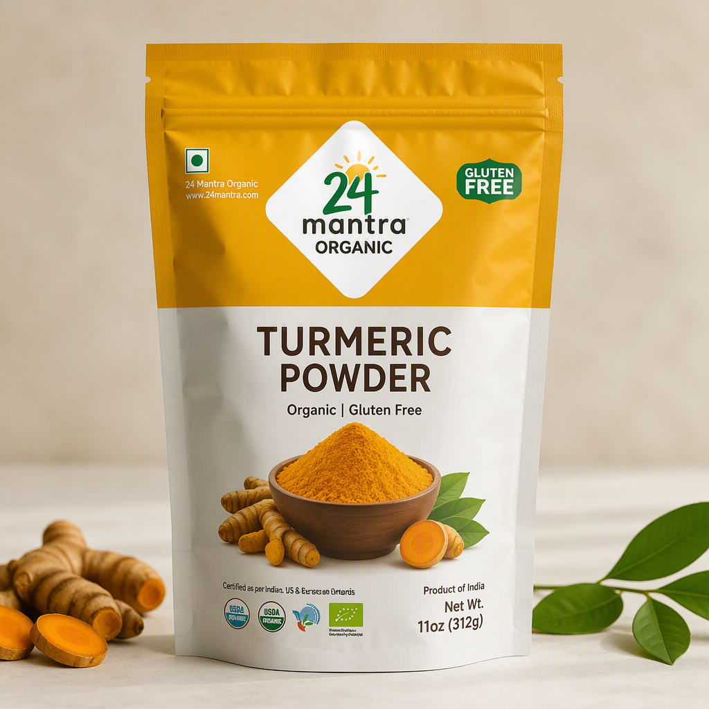 24 Mantra Organic Turmeric Powder - 11 oz