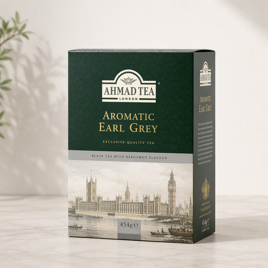 Ahmad Aromatic Earl Grey Tea Box - 454 g