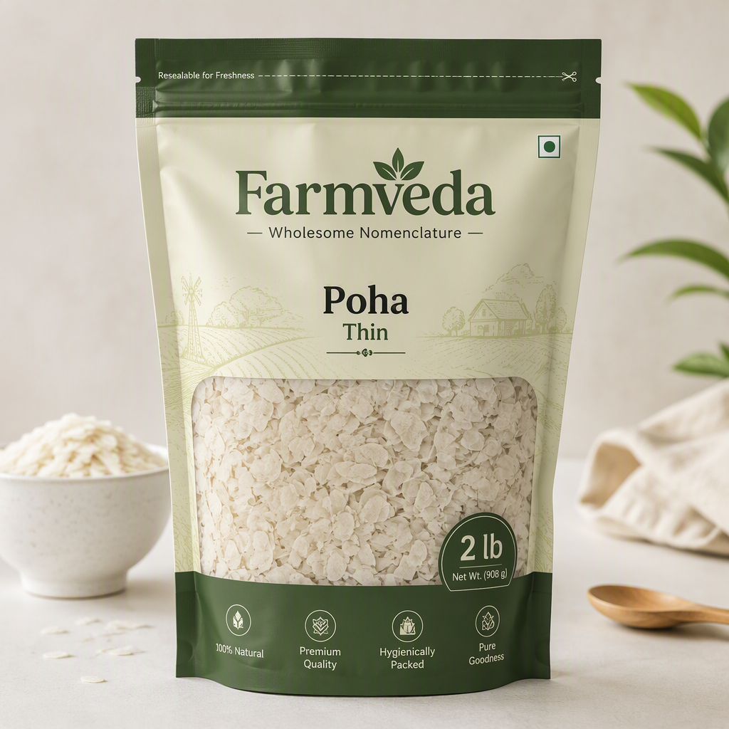 Farmveda Poha Thin - 2 lb_0
