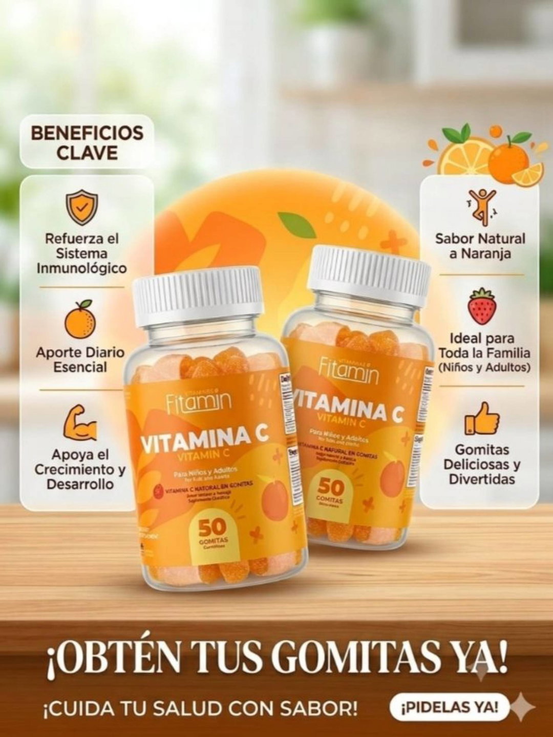 Vitamina c gomitas