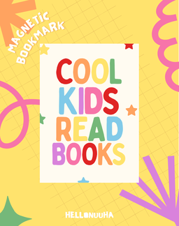 Magnetic Bookmark: Cool Kids Read Books