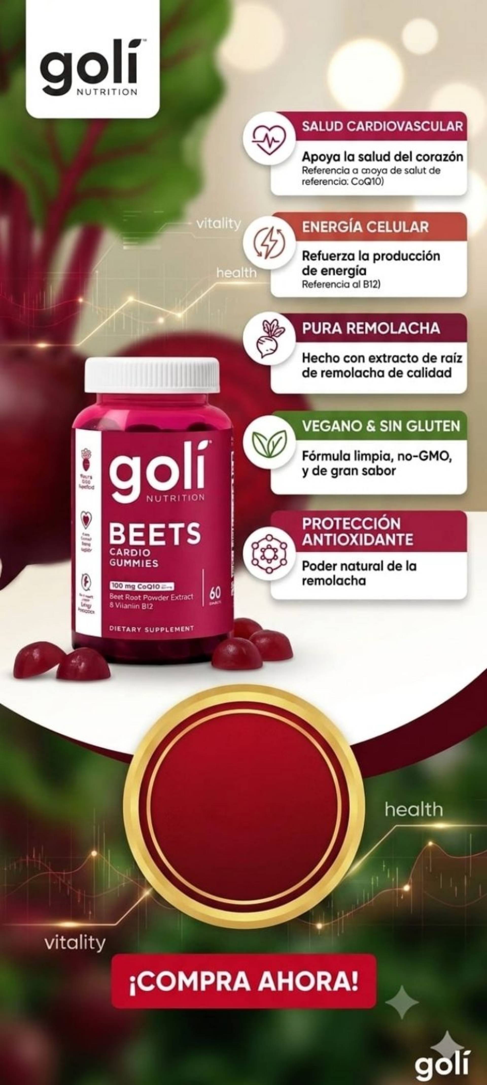 Gomitas goli remolacha