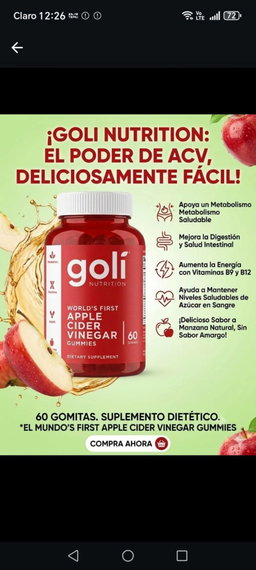 Gomitas vinagre de manzana
