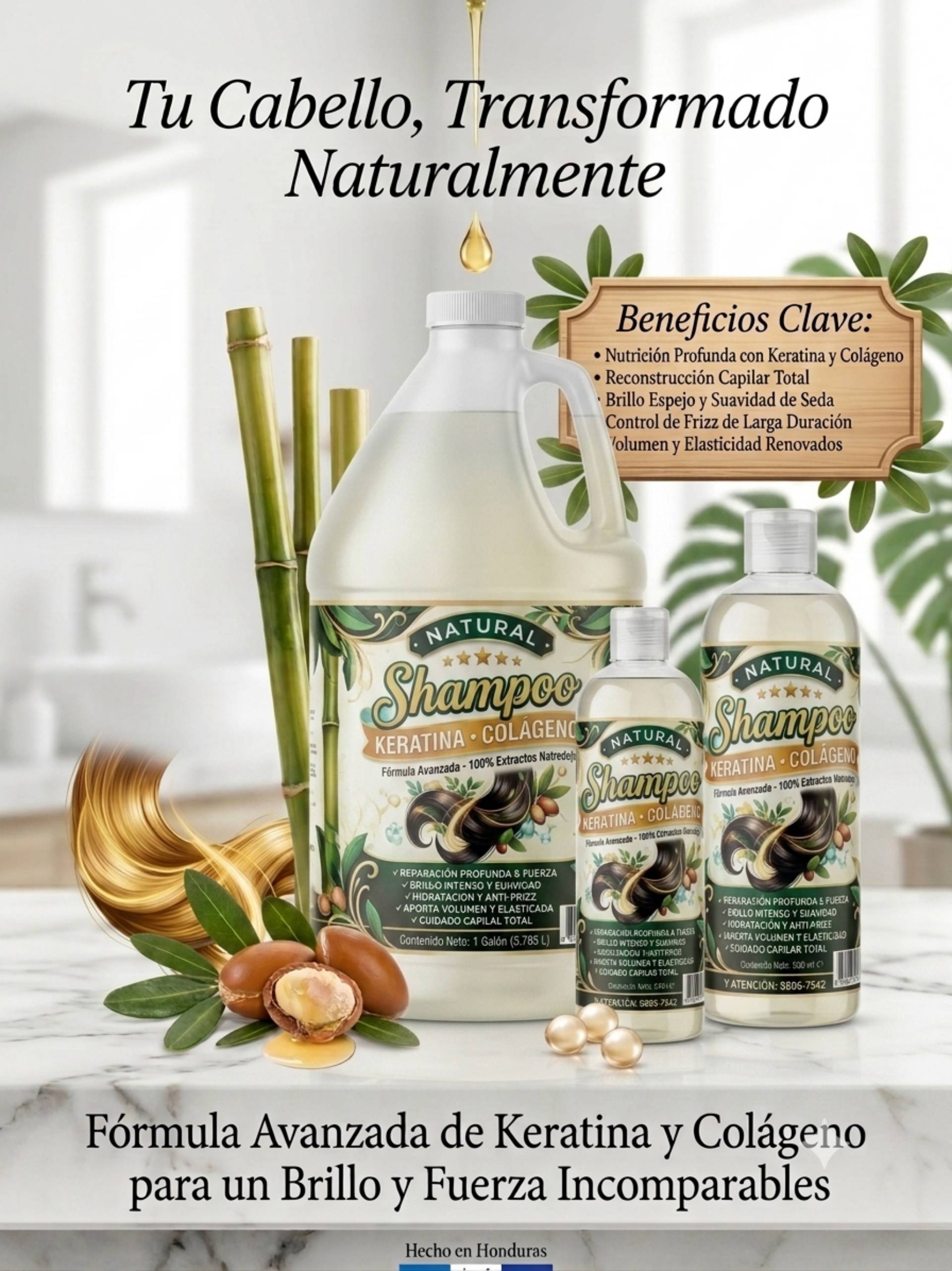 Shampoo Keratina + colageno