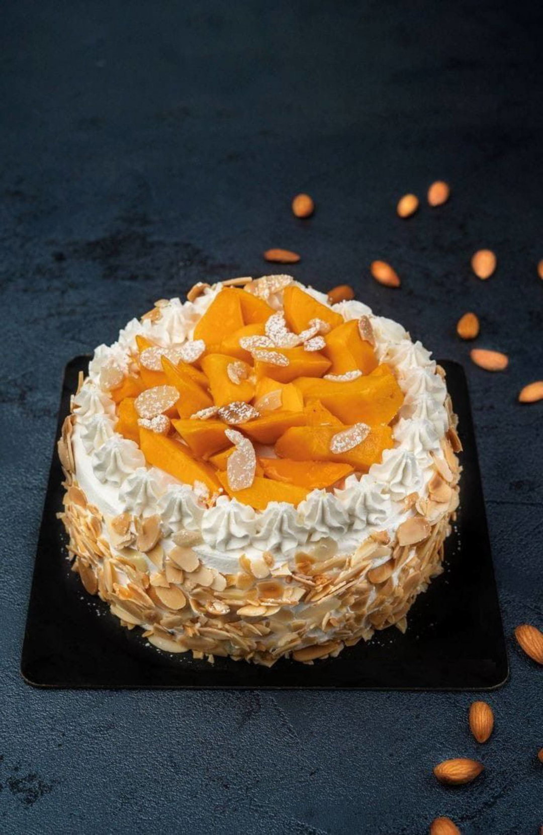Mango almond cake half kg