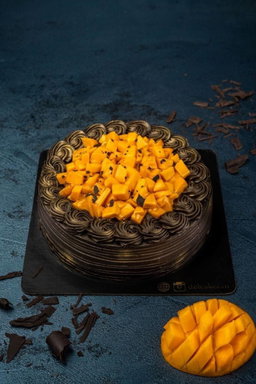 Mango and Nutella truffle cake half kg