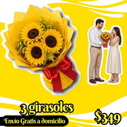 3 girasoles