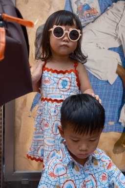 Amalfi Picnic Linen Dress (Girl)