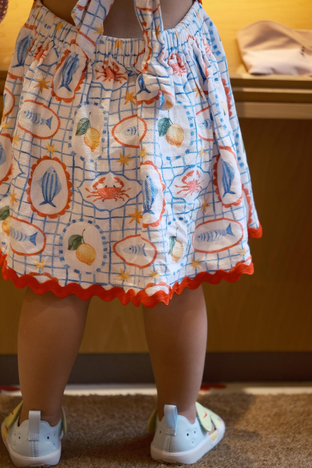 Amalfi Picnic Linen Dress (Girl)_2
