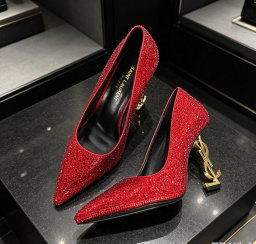 factory e 351 [Saint Laurent] Saint Laurent, high heels YSL high heels 2026 early sg counter synchronized with the latest high-end hot stam series YSL�� decoration ClassicAnd exquisite mas