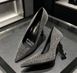 factory e 351 [Saint Laurent] Saint Laurent, high heels YSL high heels 2026 early sg counter synchronized with the latest high-end hot stam series YSL�� decoration ClassicAnd exquisite mas