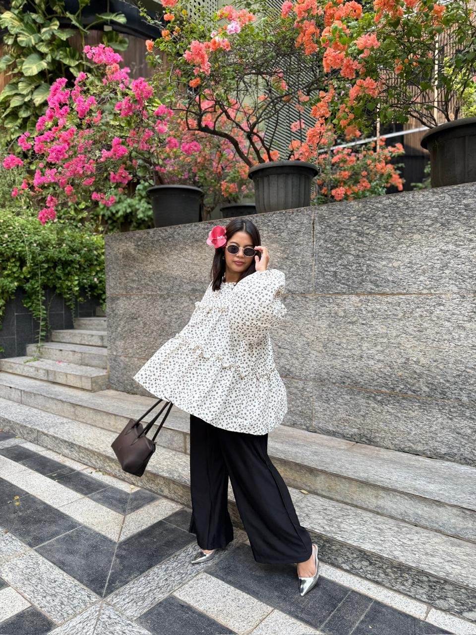 Fleur Belle Ruffle Top 🍒_2
