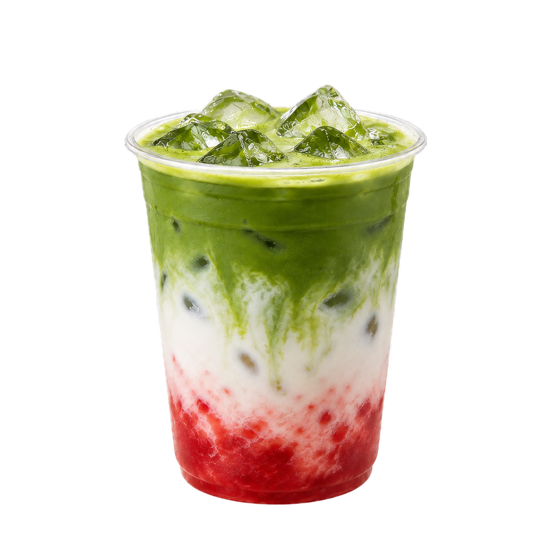 Matcha Strawberry (Iced)
