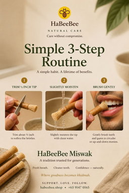 HaBeeBee Miswak – Nature’s Toothbrush