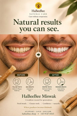HaBeeBee Miswak – Nature’s Toothbrush