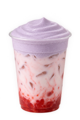 Strawberry Milk Taro Cloud (Iced)