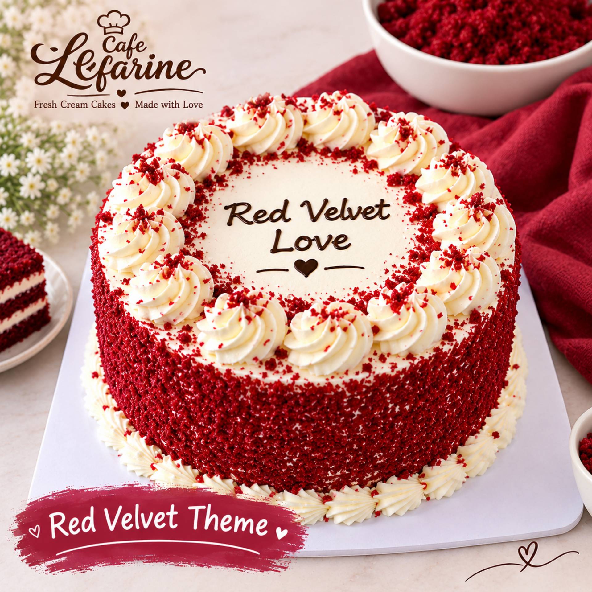 Red velvet them cake half kg_0