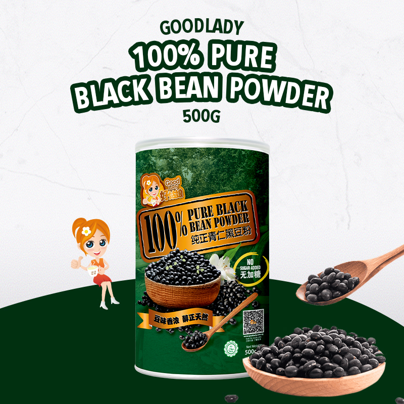 Good Lady 100% Pure Black Bean Powder - 500g