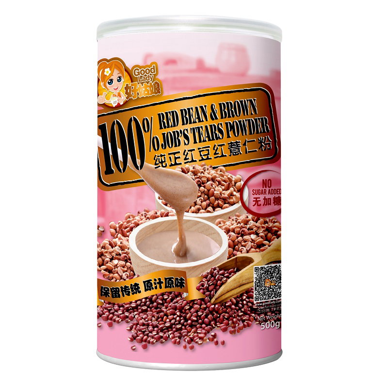 Good Lady 100% Red Bean & Brown Job's Tears Powder - 500g_1