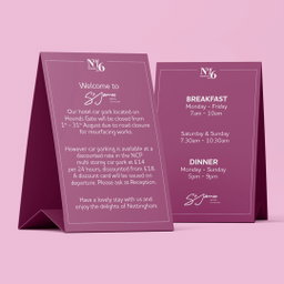 Tent Cards