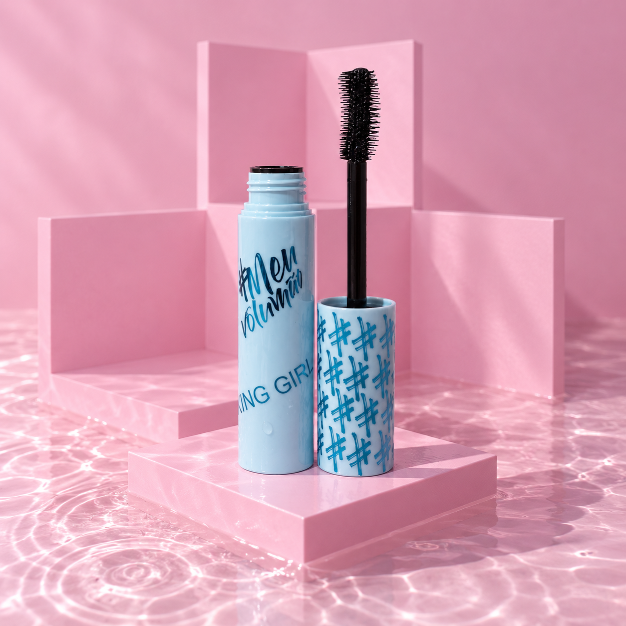 ✨ Máscara de Pestañas Pink Lash / #New Volume _1