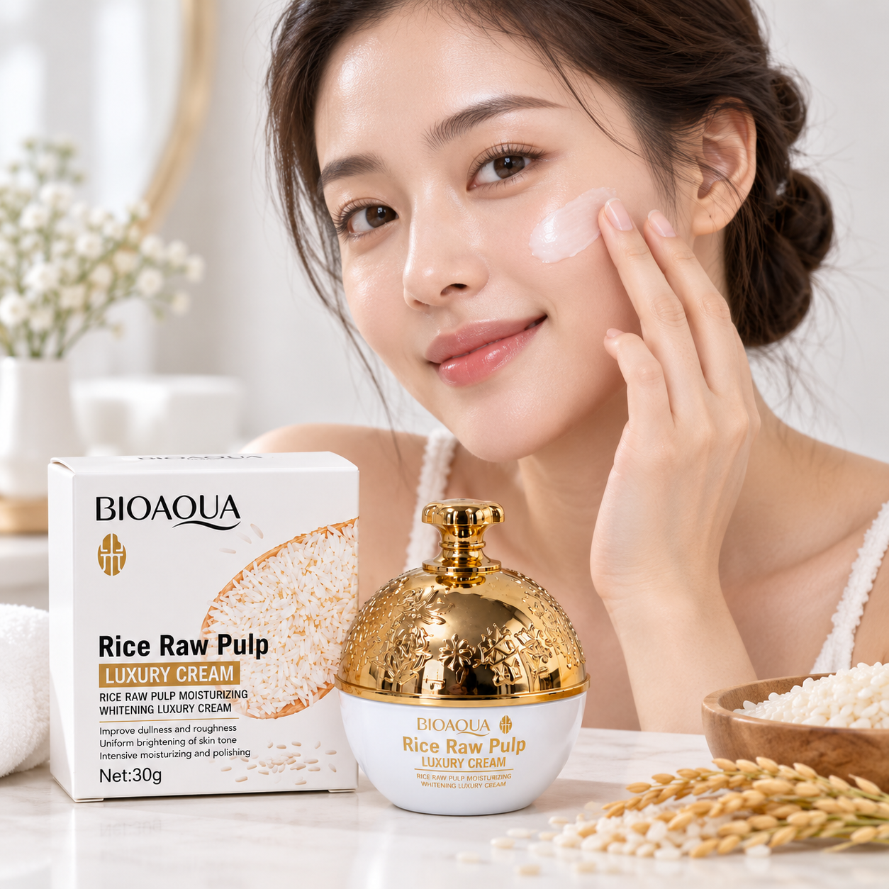 🌾✨ BIOAQUA Rice Raw Pulp Luxury 🤍_2