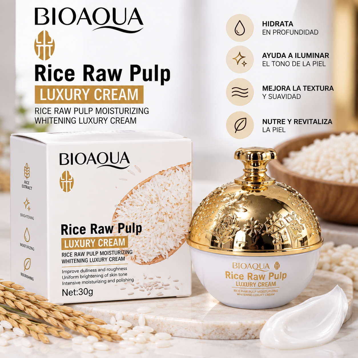 🌾✨ BIOAQUA Rice Raw Pulp Luxury 🤍_1