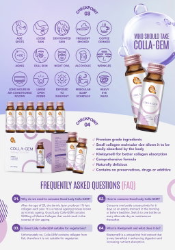 Good Lady Colla-Gem - Premium Marine Collagen Peptide (5500mg) (16 Bottle x 50ml)