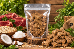 Beef, Oats & Coconut Oil Soft Biscuits 