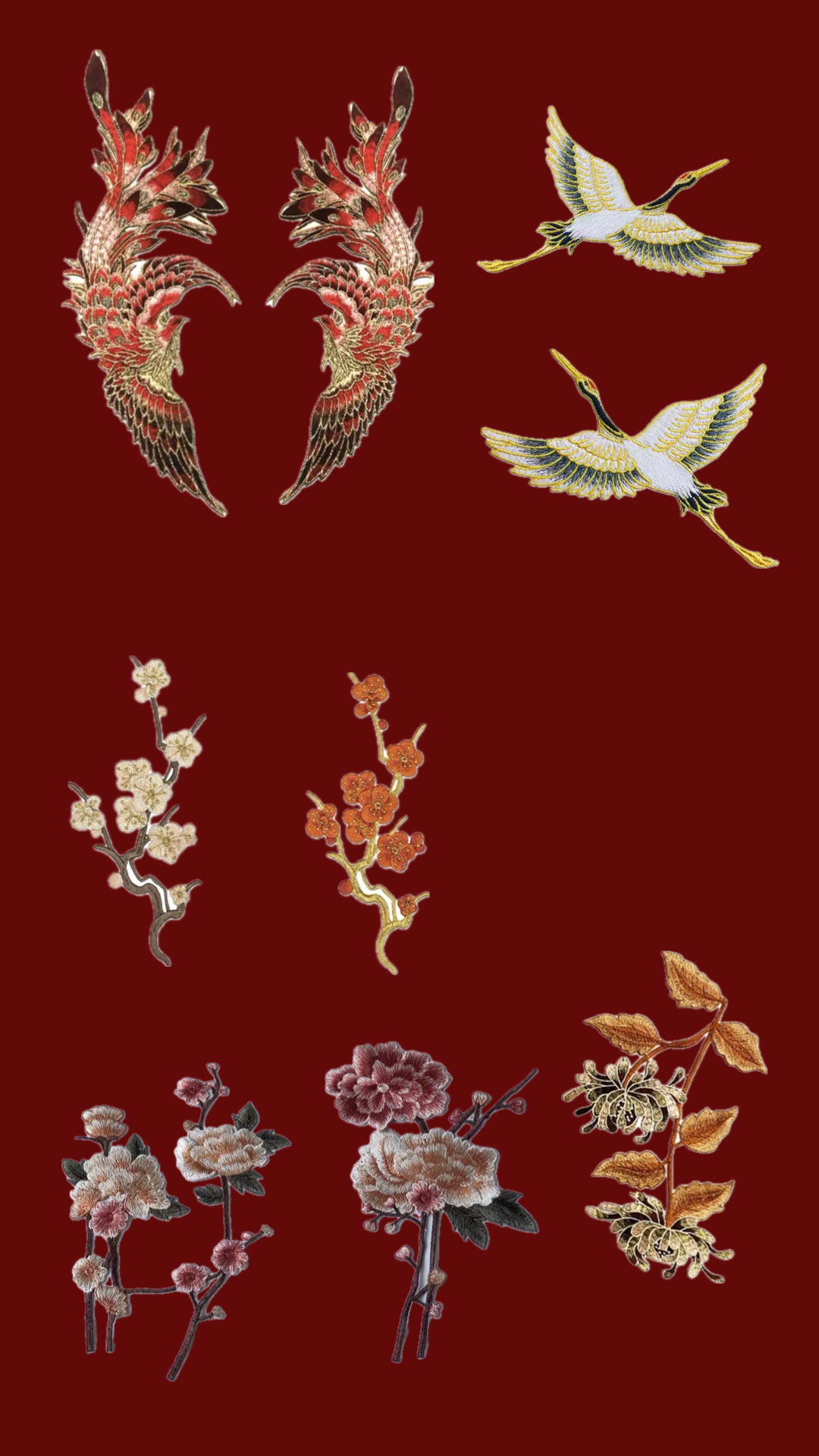 Custom Red Midi Cheongsam 