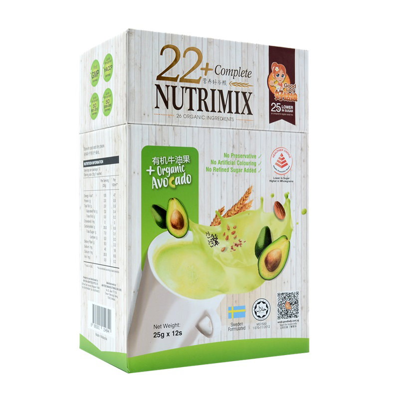 22+ Complete Nutrimix (Organic Avocado) - 25g x 12s_1