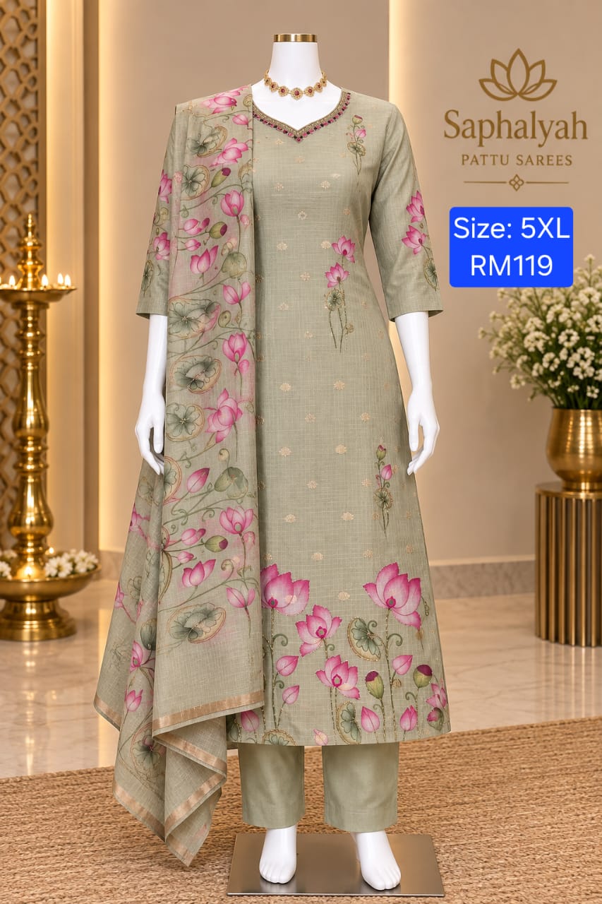 Zari Kota Readymade suit size 5XL