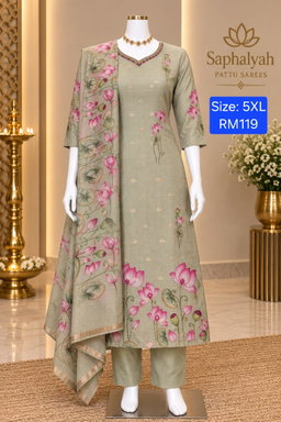 Zari Kota Readymade suit size 5XL