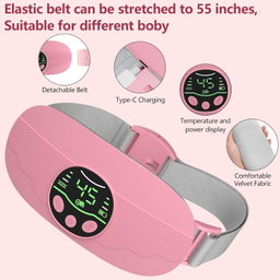 Rechargeable Waist Massager Belt for Menstrual Cramp Relief