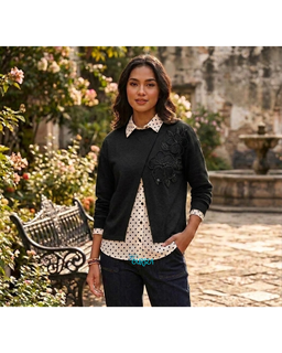 Oursea Viona Blouse | Atasan Wanita Cotton Polka Flowers