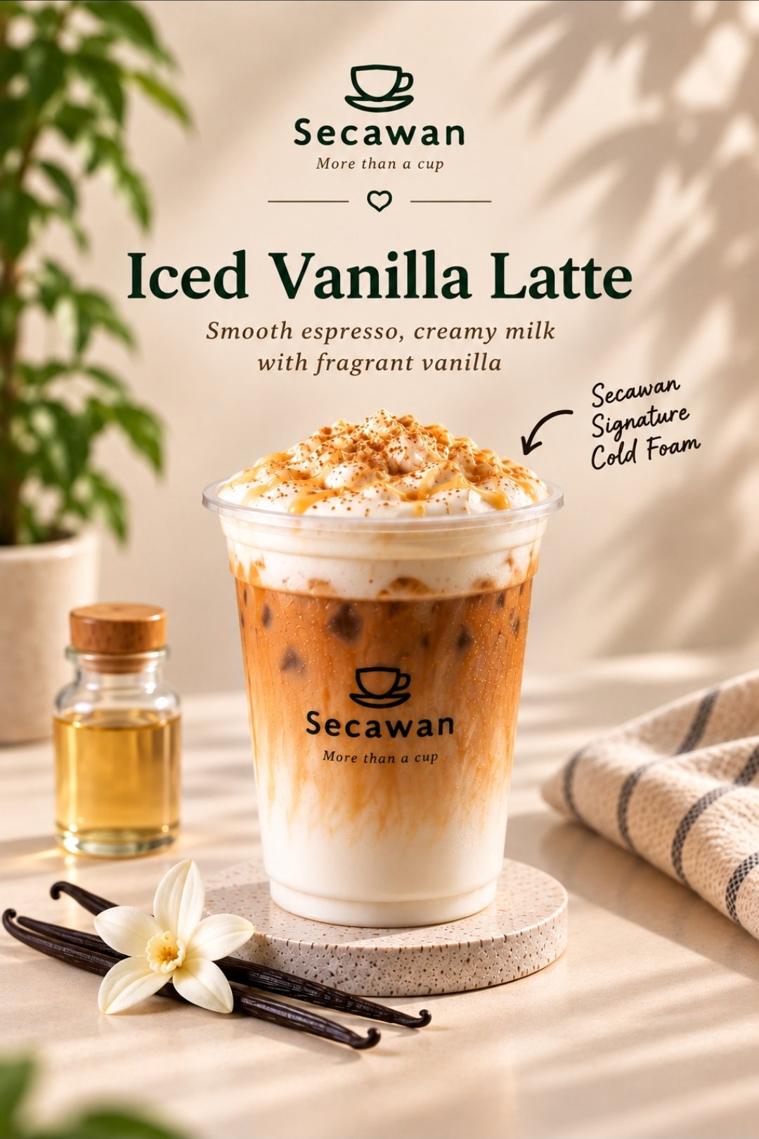 Iced Vanilla Latte