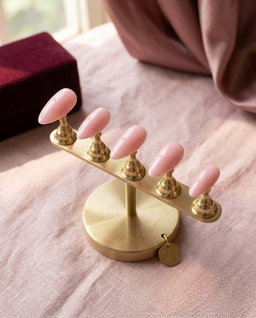 Blush Romance Nails