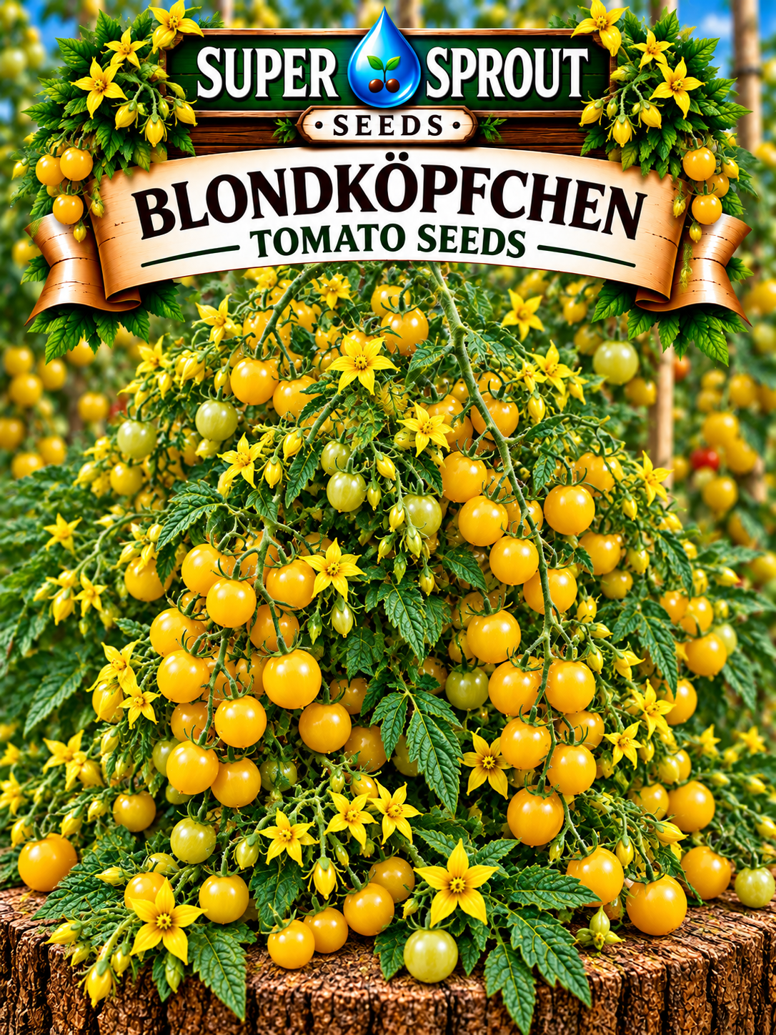 🍅BLONDKOPFCHEN TOMATO🍅 x 15 organic seeds
