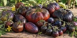 Black & blue tomatoes