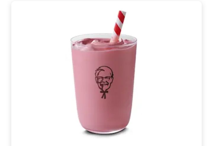 Strawberry milkshake 